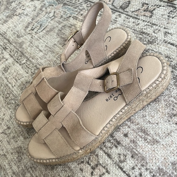 Gaimo suede sandals made in spain size 38 - Picture 3 of 3